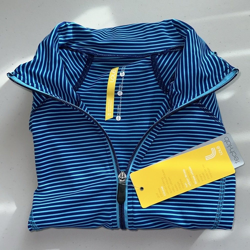 NWT LOLE Women's Blue Striped Ski Jacket Size Extra Small - Picture 16 of 16